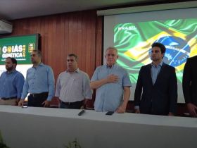 Presidente da ABCZ participa da abertura oficial da Goiás Genética 2022