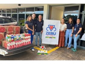 Zebu do Bem recebe doação de leite do Sicoob Uberaba