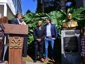 90ª ExpoZebu:  Parque Fernando Costa ganha busto em homenagem a Orestes Prata Tibery Júnior