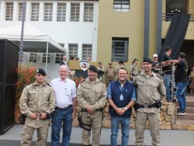 ABCZ participa de solenidade de transmissão de comando da Polícia Militar em Uberaba