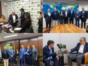 Comitiva da ABCZ convida Presidente da República em exercício para 88ª ExpoZebu