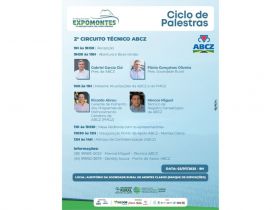 2º Circuito Técnico ABCZ será destaque da 51ª Expomontes, em Montes Claros (MG)