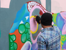 Grafitagem dá início às atividades culturais da ExpoZebu 2017