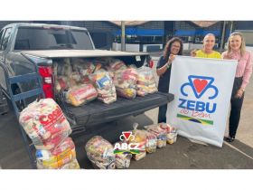 Zebu do Bem recebe doação de 50 cestas básicas arrecadadas pelo projeto EmpreenDelas