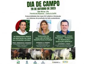 Gerente do PMGZ Leite Max dará palestra durante dia de campo na Fazenda das Nogueiras, em Caxias do Sul (RS)