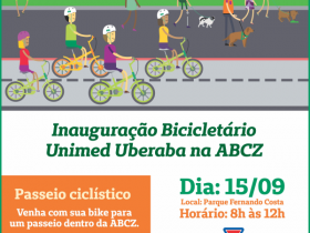 Bicicletário será inaugurado neste domingo (15) no Parque Fernando Costa
