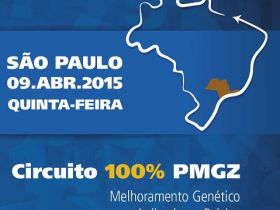Circuito 100% PMGZ leva melhoramento genético a capital paulista