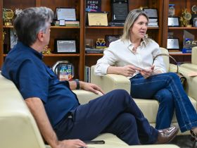 Presidente da ABCZ recebe Presidente do Instituto Pensar Agropecuária durante a 90ª ExpoZebu