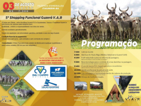 ?Guzerá V.A.R? promove Dia de Campo e Shopping Funcional no próximo dia 3