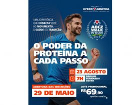 Inscrições para a 2ª ABCZ Walk n’ Run serão abertas nesta sexta (29)