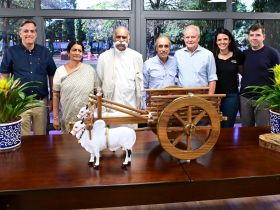 18ª ExpoGenética recebe visita do empresário indiano Mullapudi Narendranath