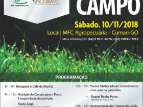 Dia de campo movimenta Cumari (GO) neste sábado (10)