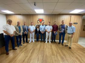 ABCZ recebe visita de representantes do 1º Distrito Naval da Marinha do Brasil