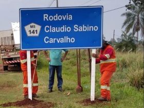 Pecuarista Cláudio Sabino Carvalho é homenageado com nome de rodovia