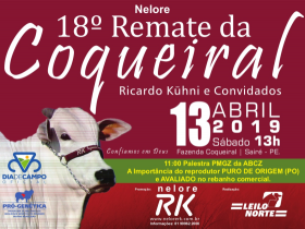 Programação de Dia de Campo e 18º Remate da Coqueiral contará com palestra do PMGZ