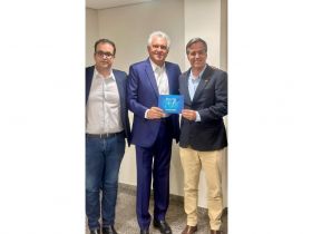 ABCZ em Goiânia: Gabriel Garcia Cid esteve com Caiado e lideranças políticas