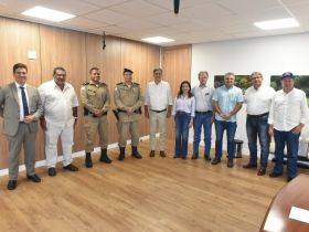 ABCZ recebe visita de representantes do alto comando da Polícia Militar em Uberaba (MG)