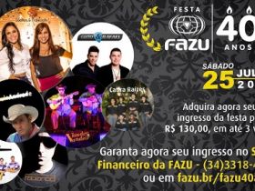 Festa FAZU 40 anos reunirá alunos de várias gerações