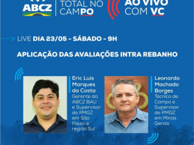 ABCZ faz live sobre ?Aplicação das Avaliações Intra Rebanho? neste sábado (23)
