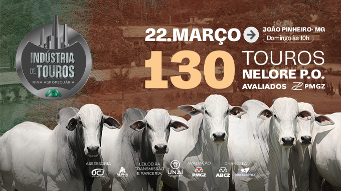 LEILÃO INDÚSTRIA DE TOUROS RIMA AGROPECUÁRIA - ETAPA JOÃO PINHEIRO
