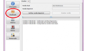 Botão de atualização